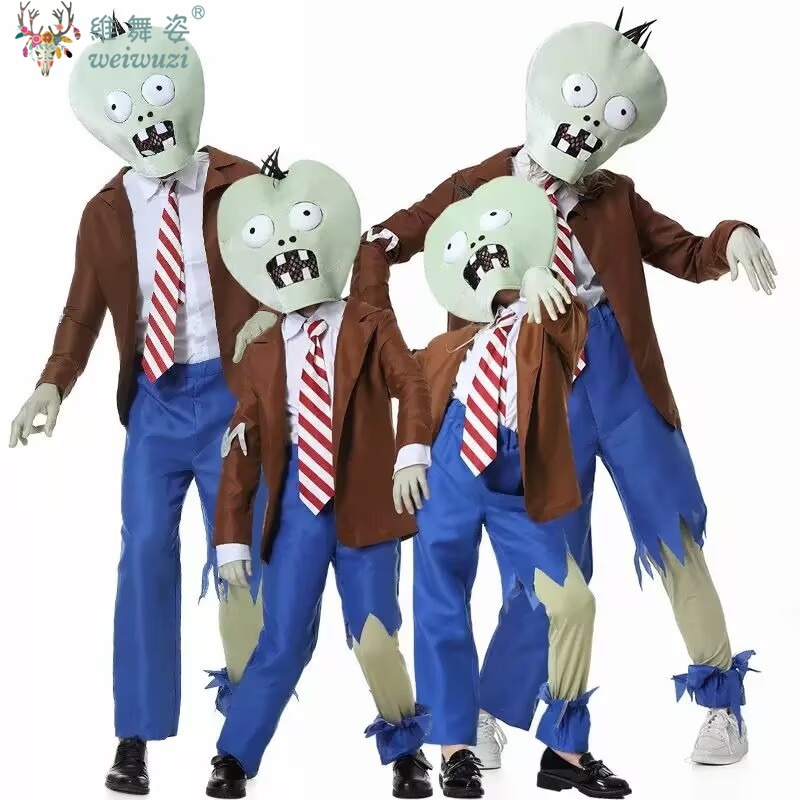 Plant Parent Halloween Costume - Cadılar Bayramı Kostümleri Aile Rol OynamaKostümlerZombi