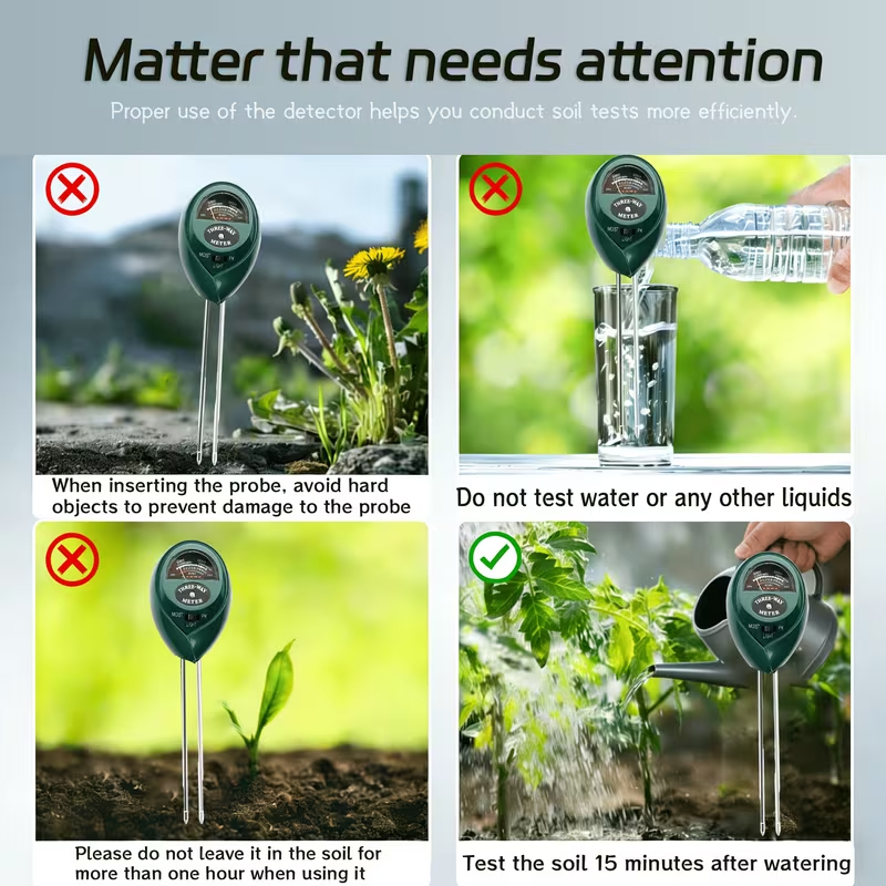 3'ü 1 Arada Toprak Test Cihazı - Plant Parent Tools incelemesi ve fiyatı
